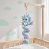 Family Activity Craft DIY Dragon Spiral Hanging Ornament Kit, Easy Assembly Decorative Art Craft, Decoration Handmade Crochet Kit for Home Classroom