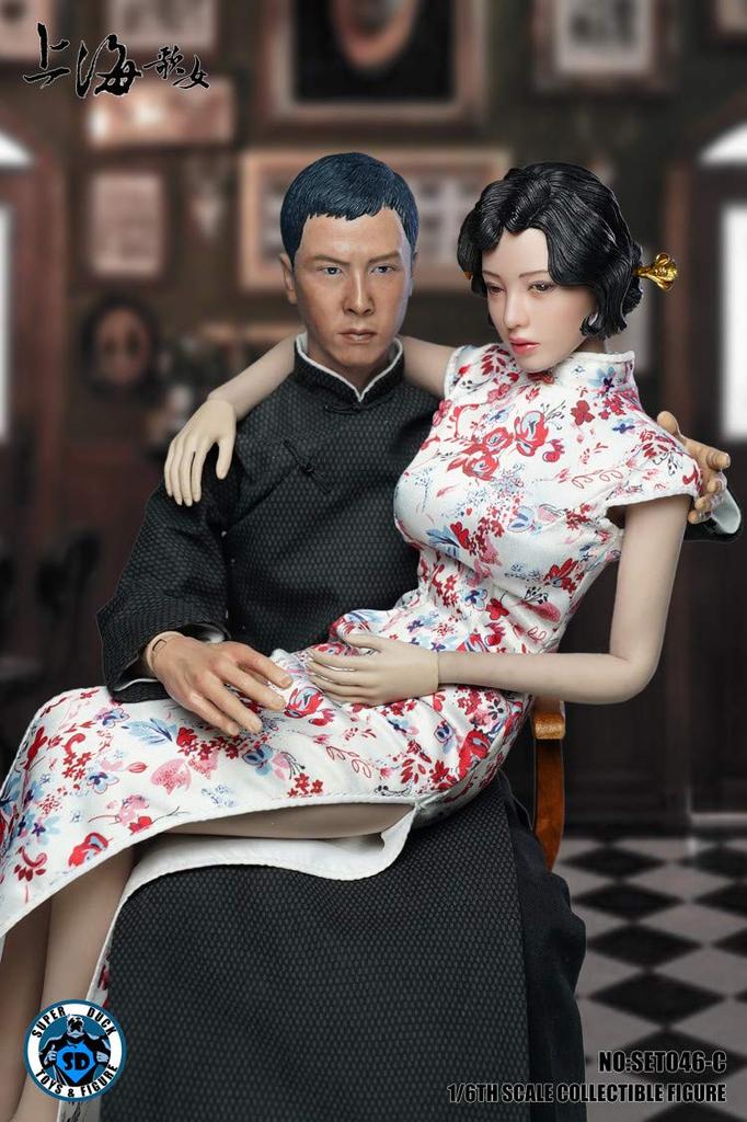 Scale Action Figure SUPER DUCKS COSPLAY Shanghai Diva Night Shanghai Beauty Head and China Dress Clothes Set Not [TOYBARJAPAN] 1/6 SET046-C (Body