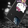 Hello Kitty Cartoon Case for Apple iPhone 13 14 Plus 11 12 Mini 15 Pro Max 7 8 SE 2020 X XS XR Silicone Black Soft Phone Cover