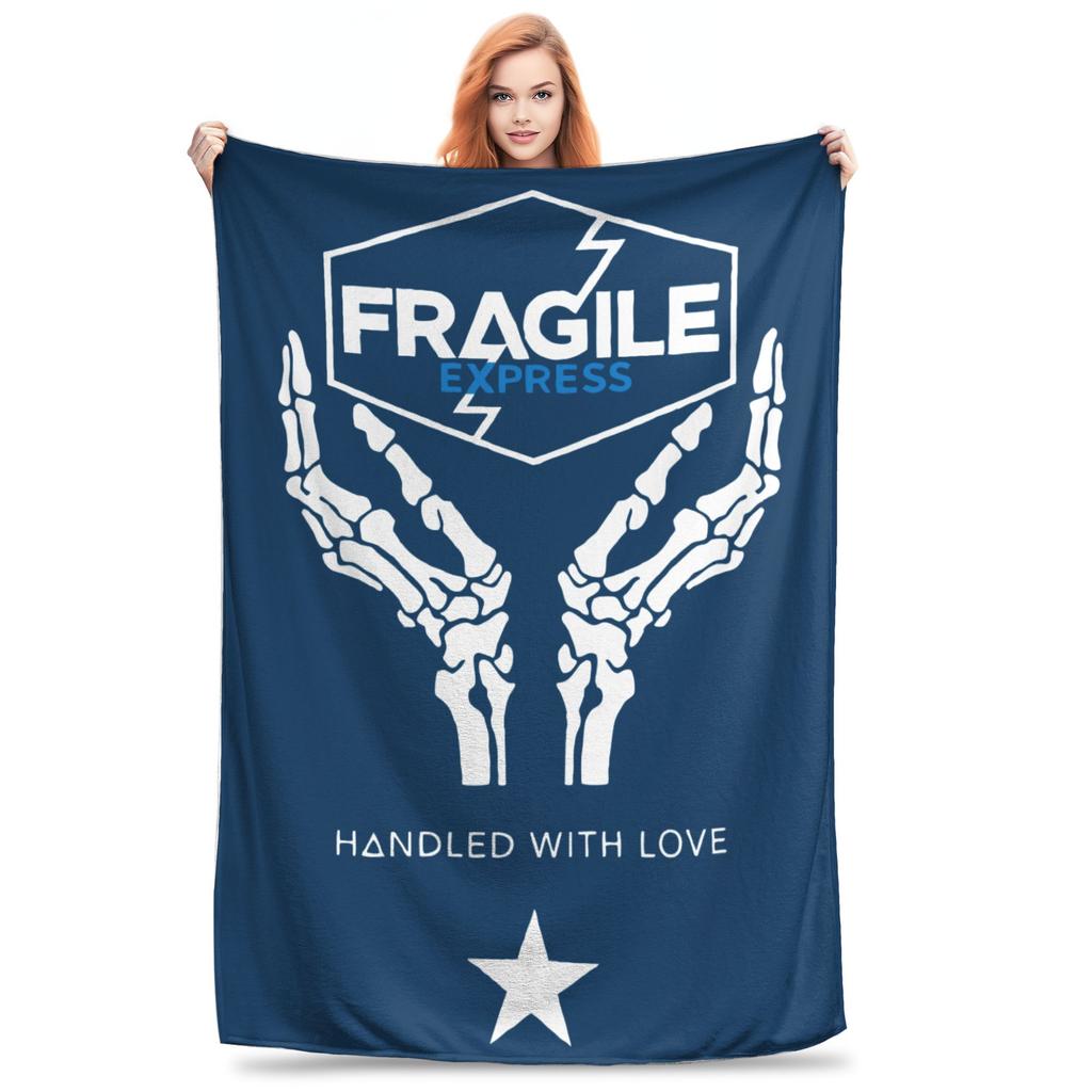 Bridge Baby on Board Wool Blanket Death Stranding Creative Throw Blanket for Bed Sofa Couch 125*100cm Rug Piece,