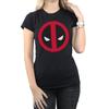 Marvel Womens/Ladies Deadpool Large Clean Logo Cotton T-Shirt