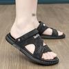 Fashion Fashion Sandals Men Summer Comfortable Adult Mens Casual Slippers Beach Shoes For Men Non Slip Open Toe Sandals Male