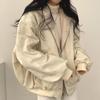 Plus Velvet Thick Women On Both Parkas Fashion Fall Winter Warm Hooded Casual Lamb Clothes Coats Solid All Match Jacket