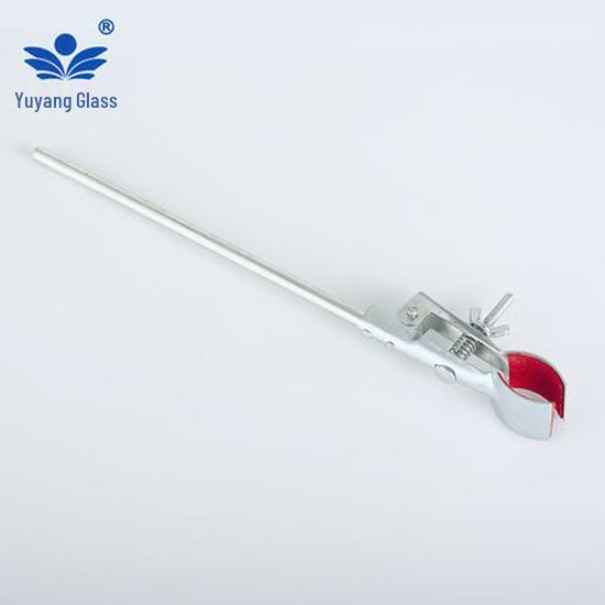 Iron Titration Stand with Three-Ring Butterfly Clip and Condenser Cross Clip