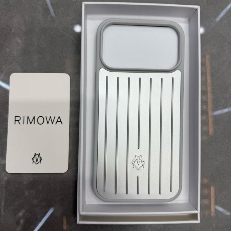 RIMOWA Style Aluminum Phone Case IPhone 17 Pro Max 16 15 14 Anti-Slip Shockproof Protective Cover
