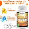 Vitamin C D3 Dietary Supplement, With Zinc, Ginger Root, 120 Capsules Per Bottle