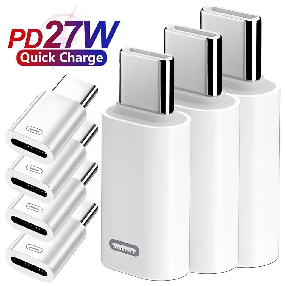Адаптер для быстрой зарядки IOS на USB C Адаптер Lightning на Type C Конвертер для передачи данных USB C для iPhone 16 15 Samsung Google