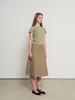 GENERALIDEA Soft Slim Fit T-Shirt [Khaki] / Wbe3L01503