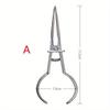 1 Pcs Dental Orthodontic Elastic Separators Circle Placement Pliers 2 Sizes Oral Teeth Ring Placing Forceps Dentist Tools