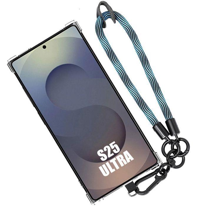 Case for Samsung Galaxy S25 Ultra, Shockproof with Removable Wrist Strap Blue - BOOLING