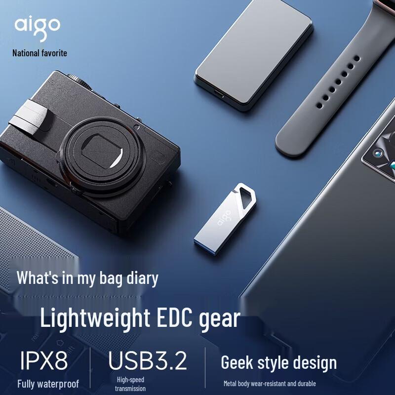 Aigo U315 64 ГБ USB 3.2 Gen 1 Металлический флеш-накопитель