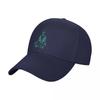 Skeleton Meditating Blue Glow Baseball Cap birthday Sun  Hat Unisex Luxury For Girls Unisexs