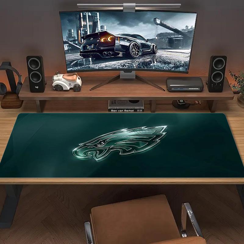 Philadelphia Eagles Print Cushion Non-slip Laptop Tablet Big Mousepad XXL Mat Mini PC Playmat With Lock edge