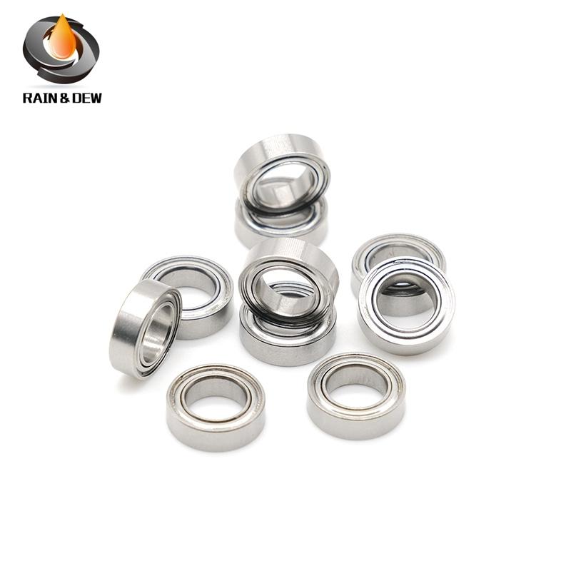 10Pcs 4X7X2 mm Bearing SMR74ZZW2 ABEC-7 Stainless Steel Ball Bearing Miniature MR74ZZ