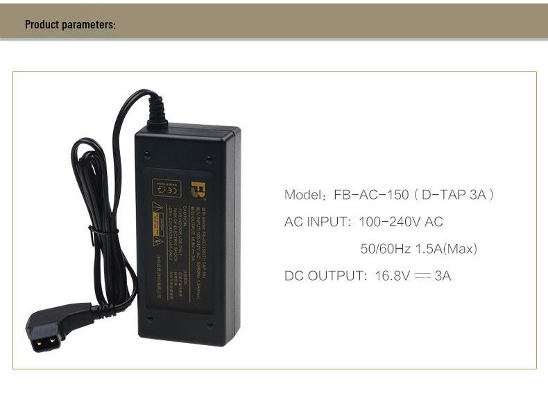 8-элементное зарядное устройство V-Mount для видеокамер Sony с адаптером D-TAP