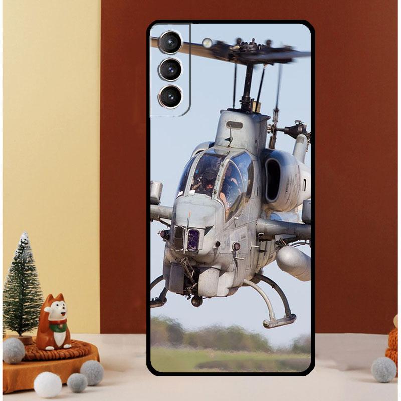 Helicopter Military Case For Samsung Galaxy S24 S26 Ultra S21 S22 S20 S23 S25 Ultra S10 Plus S25 FE Cover Funda