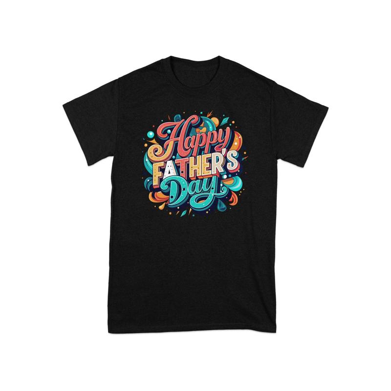 Happy FatherS Day T Shirt Vibrant Colorful Fun DadS