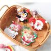 50Pcs/set Christmas Lollipop Paper Cards Cartoon Santa Claus Penguin Snowman Kids Candy Gifts Package Wrapping New Year Party Decoration