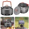 1.1/1.6L Portable Water Pot Lightweight Aluminum Alloy Tea Kettle for Boiling Water Coffee Pot for Outdoor Hiking Camping