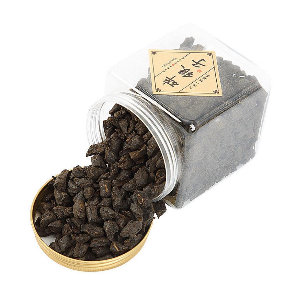 Чай Ископаемая Серебряная Монета Юньнань Пуэр Шу - Аромат Клейкого Риса, Жестяная Банка 250г