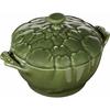 Staub Artichoke Cocotte, 13cm, Basil, Ceramic, Heat-Resistant, Microwave-Safe [Official Japanese Product] Ceramic Artichoke Cocotte 40500-326