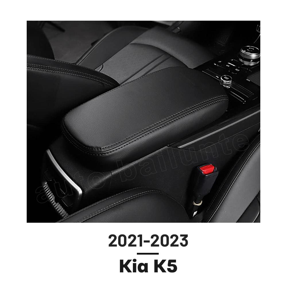 Подходит для Kia K5 2022 2023, чехлы на центральную консоль, автомобильные подлокотники, чехол для коробки, кожаный протектор для интерьера