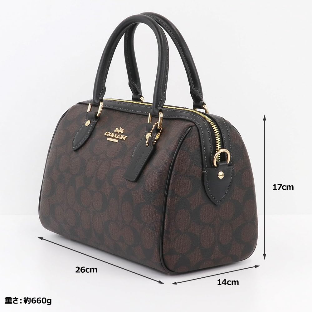 Сумка через плечо CH280 2way Signature Brown [Coach] Женская (IMAA8 Черный) [Элемент]