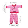 Toy Changing Dressing Game Playing House Suspender Pants Slip Dress T-shirt Trousers Doll Clothes