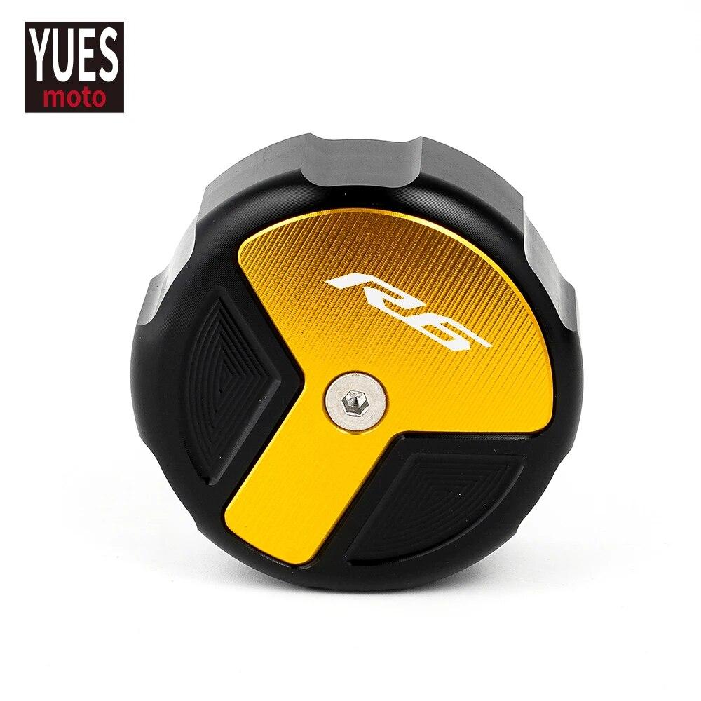 Аксессуары для мотоциклов, задняя крышка резервуара тормозной жидкости, масляная крышка, новая для YAMAHA R6 YZF R6 2000-2018