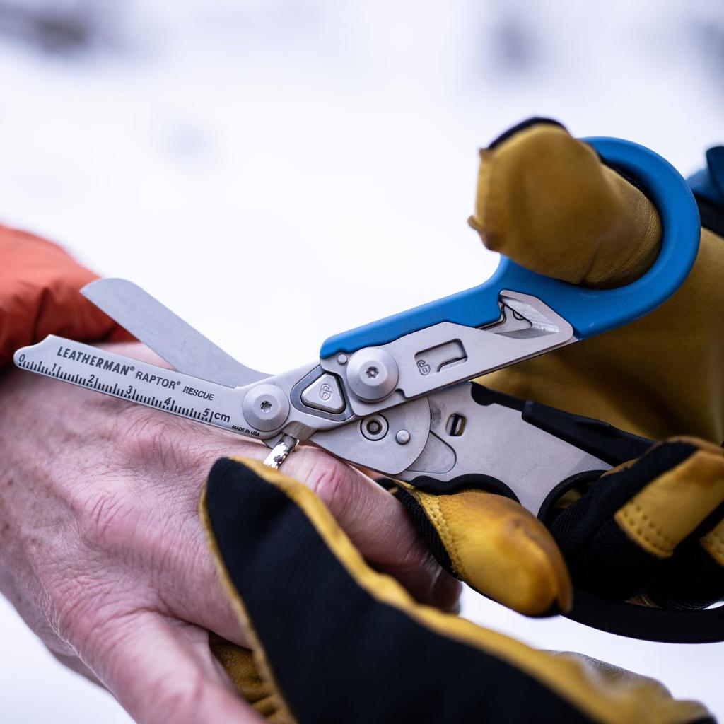 Ножницы LEATHERMAN RAPTOR с чехлом из смолы, японская гарантия 25 лет, многофункциональный инструмент [оригинальный продукт] [синий и черный]