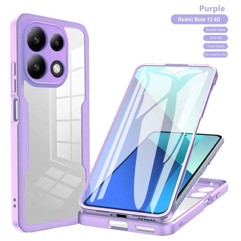 360 Полный Чехол Для Xiaomi Redmi Note 13 12 11 10 9 Pro Plus Для Redmi Note 12S 10C 12C 13C 5G Защитный Чехол Для Телефона