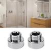 High Quality Chrome Plated Shower Head Adapter 34 Female To 12 Male Reducer