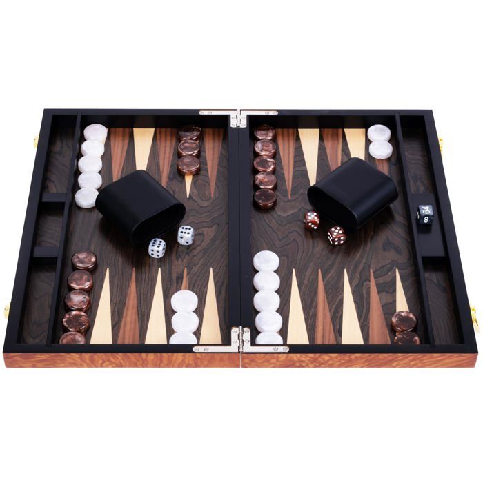 Настольная игра - ENGELHART - Engelhart- 250540 - Нарды класса люкс - Палисандр - 2 игрока