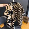 2024 New Korean Version of the New Qianniao Style Fashionable Scarf Shawl Wrap