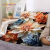 Dream Sun Flowers Nordic Daisy Soft Blankets,Keep Warm Throw Blanket Comfortable Blanket for Picnic Beds Sofa Home Bedroom Gift