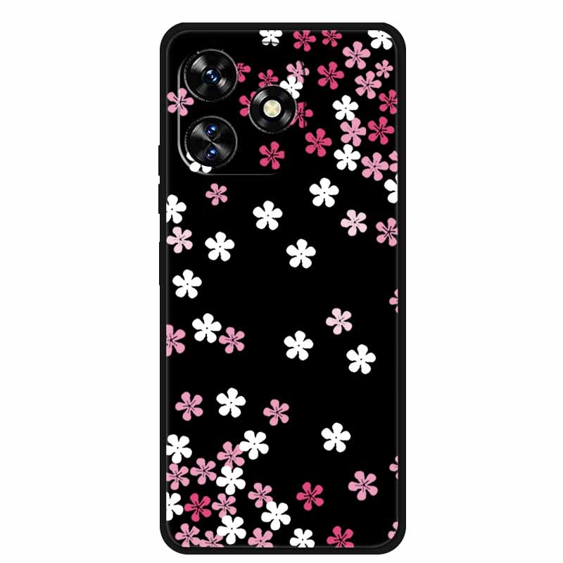 Чехол For Oukitel C51 Чехол Милый Мультяшный Кот Черный Силиконовый Мягкий Чехол для Телефона For Oukitel C51 Задняя Крышка Чехлы C 51 Coque 6.8" Capa