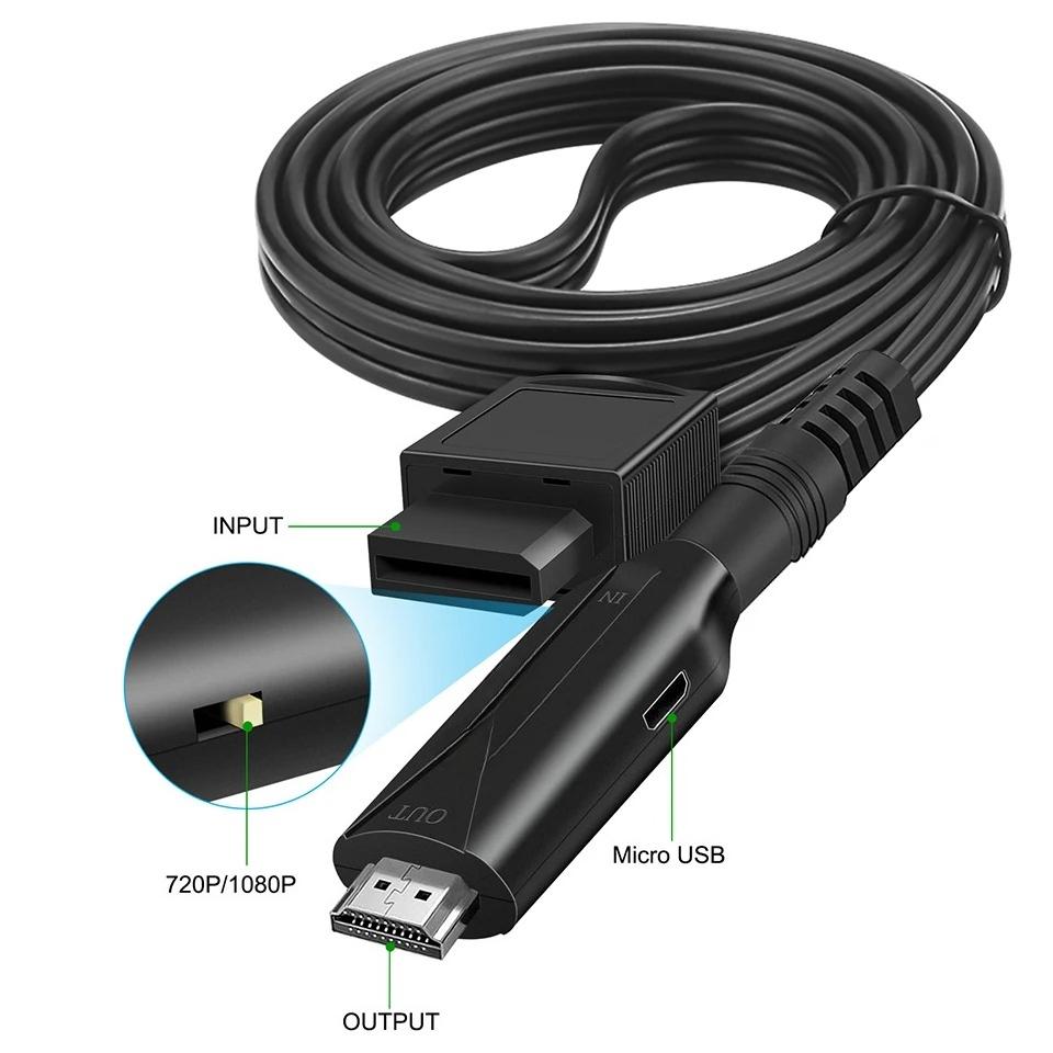 Кабель-конвертер WII в HDMI-совместимый WII2HDMI для HDTV-монитора Дисплей Wii в HDMI-адаптер HD 720P/1080P