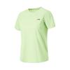 Li Ning Модный Дышащий Легкий Прохладный Короткий Рукав Удобный Комплект Юбка Женские комплекты Лаврово-Зеленый Стандартный-Белый U060-6+V014-2