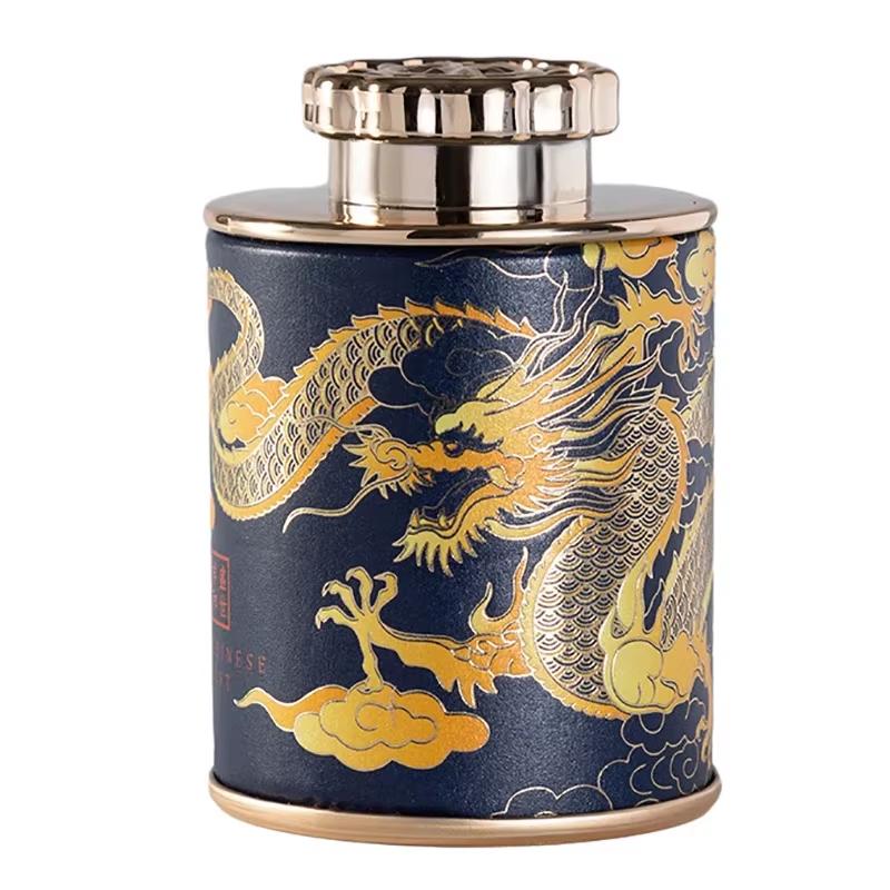 1/3 шт. Dragon Solid Mini пустая жестяная банка для чая, бытовая герметичная банка, портативная дорожная маленькая упаковочная коробка для чая, бумажная банка для хранения