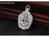 S925 Sterling Silver Zodiac Buddha & Guardian Deities Openable Pendant