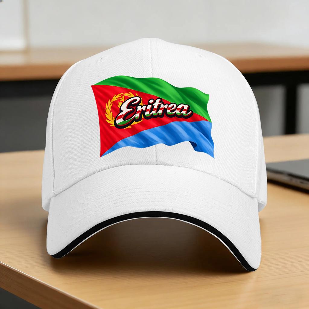 Eritrea Flag Sun Baseball Cap Summer Women Unisex Design Trucker Hat High Quality Vintage Kpop Rock Snapback Cap