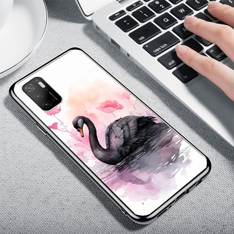 Black Swan Noble Phone Case For Xiaomi Poco X7 X6 X5 Pro F7 Ultra Redmi 15C 15 13 13C 12 12C 10 10A 10C 9 9A 9C 9T Cover Poco X7