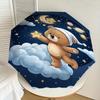 1PC Bear Cloud Umbrella-8-Rib Reinforced, Automatic Open, Lightweight & Durable, Fashion Accessory for Outdoor, J0395