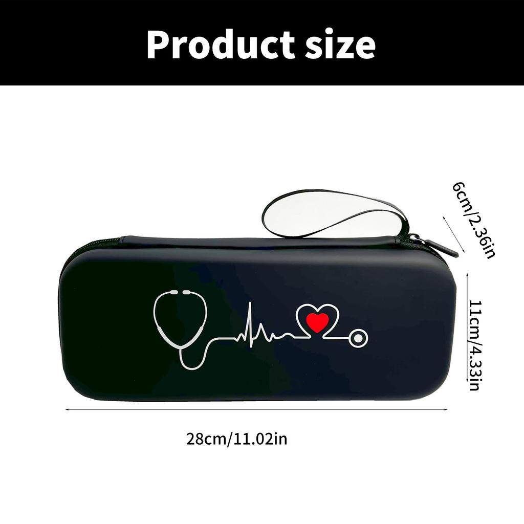 Прочный чехол для хранения стетоскопа 3M Littmann Classic III с дополнительным сетчатым карманом для врачей, медсестер, аксессуаров для инструментов