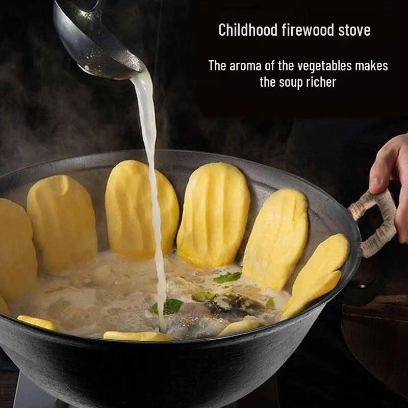 Чугунный вок в старом стиле HDST