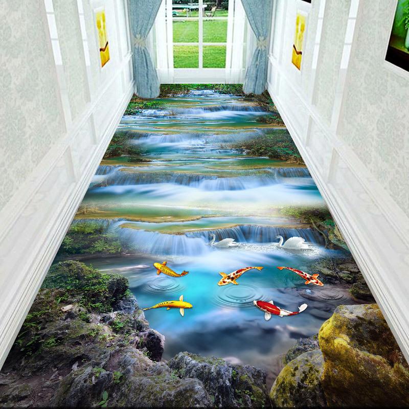 3D ковры для коридора, гостиной, украшения дома, вестибюля отеля, длинного ковра, лестницы, коврика для входной двери