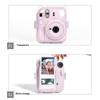 Travel with Cute Sticker Protective Case for Fujifilm Instax Mini12 Protective Shell Camera Cover