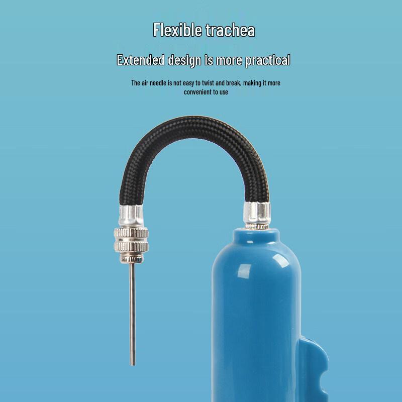 Portable Two-Way Air Pump with Pressure Gauge