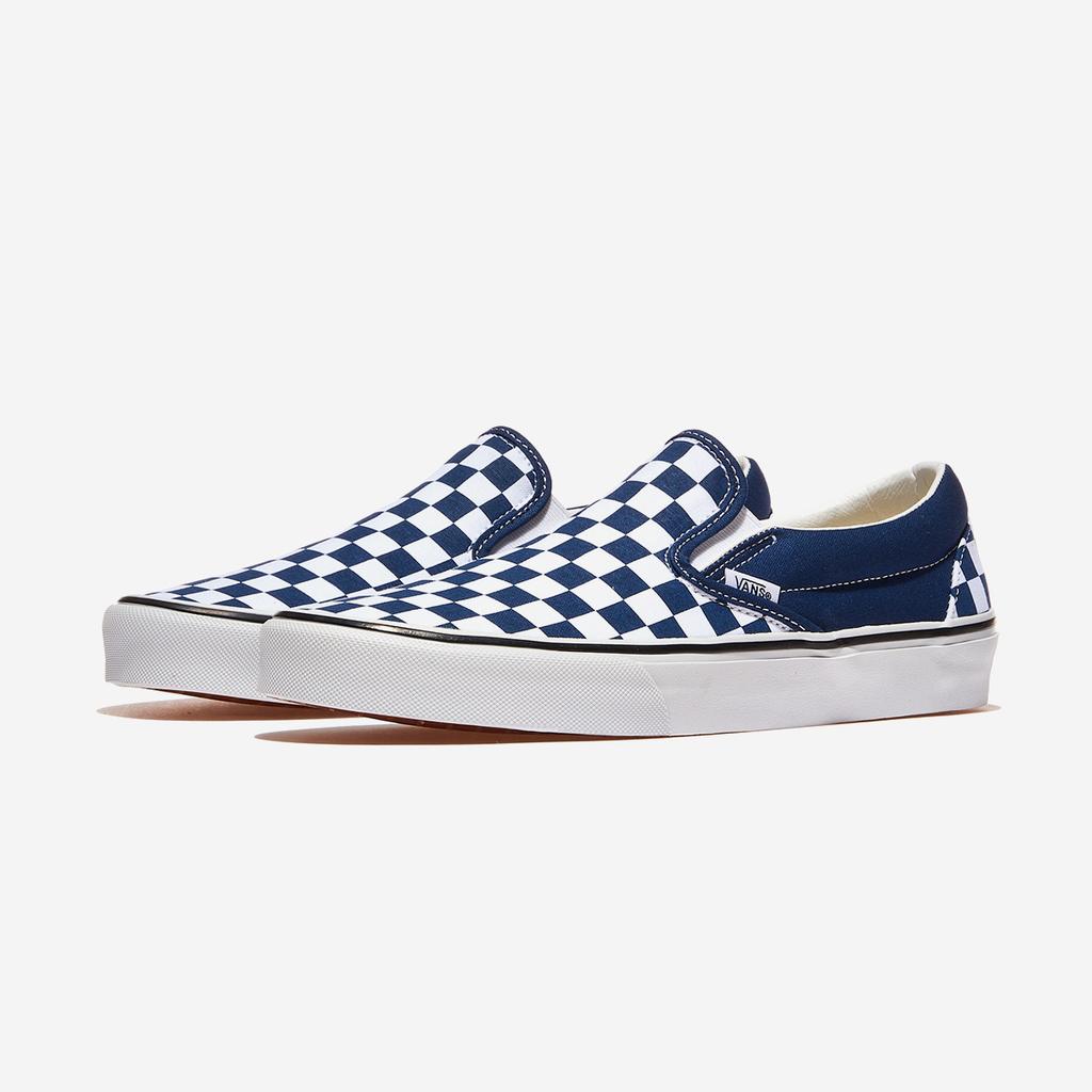 Vans Классические слипоны - Цветовая теория Шахматная доска Глубокий индиго [VN000DAHFOB] [Отправлено из Кореи] 100% Оригинал