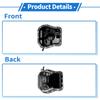UXCELL No.11109AA093 Engine Oil Pan Oil Pan Sump Transmission Oil Pan for Subaru Forester 1999-2005 Iron Black
